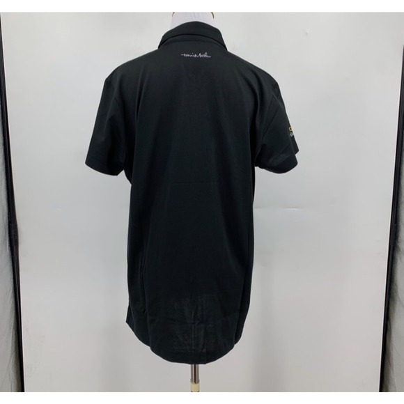 Travis Mathew Polo Shirt Women XL Extra Large Black Pima Cotton Blend Golf *LOGO - Picture 6 of 13